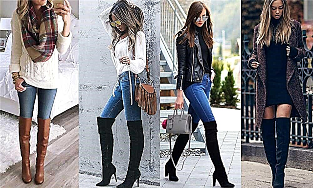 Sådan bærer du knæhøje støvler med jeans